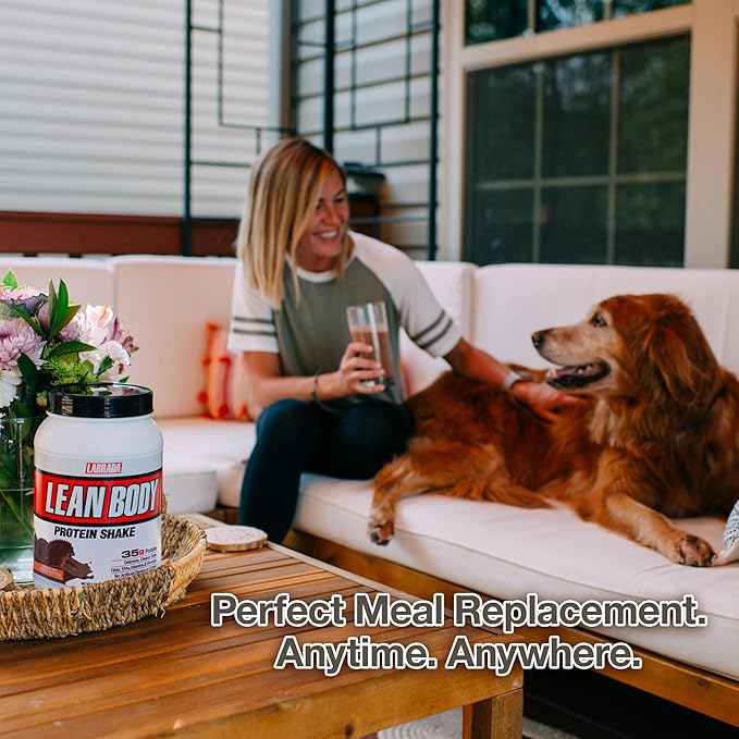 LABRADA Nutrition – Lean Body High Protein Meal Replacement Shake, Whey Protein Powder for Weight Loss and Muscle Growth, Chocolate Peanut Butter, 2.47LB Tub Packaging May Vary