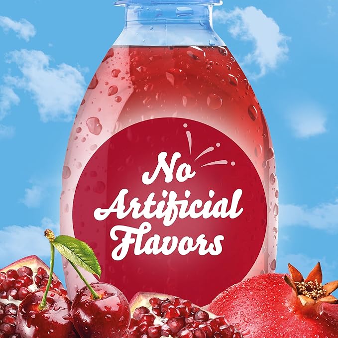 Crystal Light Cherry Pomegranate Naturally Flavored with other natural flavor Powdered Drink Mix, 120 ct Pack, 12 Boxes of 10 On-the-Go-Packets
