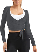 Women Tie Front Shrug Long Sleeve Bolero Cardigan Lightweight Casual Tops