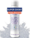 Hair Glitter Body Glitter Spray, 150ML Glitter Hairapray Silver Glitter Spray for Hair and Boday, Hair Glitter for Kids Women, Body Shimmer Festival Rave and Makeup 4.2 Fl Oz