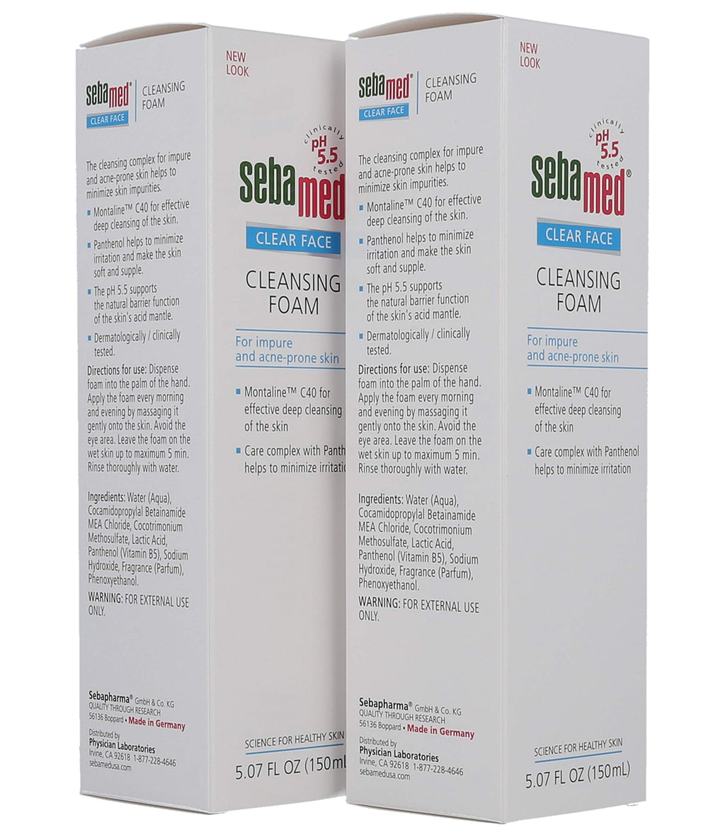 Sebamed Clear Face Facial Cleansing Gel for Oily & Acne-Prone Skin - Gentle, pH-Balanced, Paraben-Free Skincare