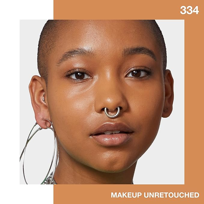 Maybelline Fit Me Matte + Poreless Liquid Oil-Free Foundation Makeup, Warm Sun, 1 Count (Packaging May Vary)