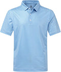 DEOLAX Mens Polo Shirts Fashion Print Mens Golf Shirt Dry Fit Mens Golf Polo Short Sleeve Quick Dry Funny Golf Shirt for Men