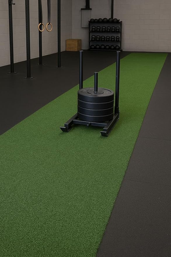 Ottomanson Artificial Turf Golf Hitting Mat 3' x 14' Indoor/Outdoor Waterproof Synthetic Fake Grass for Putting Practice Baseball Football Sports Gym Backyard, Custom Size 2' up to 30'
