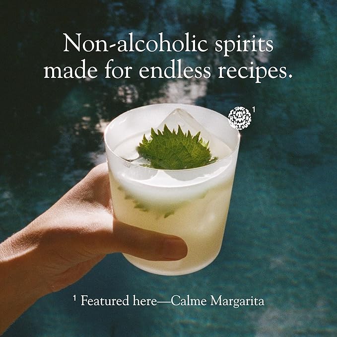 Aplós Calme Non Alcoholic Drink - Botanical Infused Calming Beverage Formulated to Relax and Unwind, Zero Sugar Beverage - 19.4 fl oz - 575ml