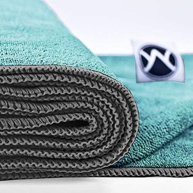 Youphoria Yoga Microfiber Non-Slip Towel - Hot Yoga Mat Towel for Enhanced Grip and Sweat Absorption