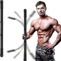 Fitness Exercise Bar,Elastic Fitness Bar,High Frequency Vibration Training Fat Buring Workout Bar for Yoga Pilates Sports,Power Twister for Arm,Abdominal Muscles Strength Exercises In Home Gym