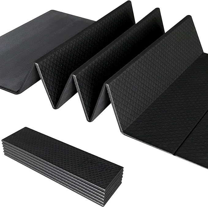 Foldable Yoga Exercise Mat – Lightweight, Anti-Slip, and Easy to Store for Yoga, Pilates, Home Workouts, and Floor Exercises