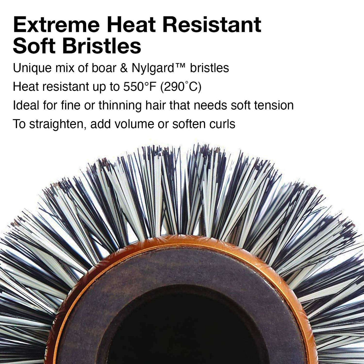 Olivia Garden EcoCeramic Soft Bristle Thermal Brush EC-46S