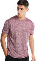 Zengjo Athletic Shirts for Men Short Sleeve Quick Dry Workout Running Gym Sport Exercise Tee Moisture Wicking