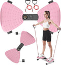 renZEC Waist Twister Machine, Adjustable Exercise Twist Board for Women Men, Noiseless Ab Twister for Home Gym Equipment, 330 lbs Capacity | Track Time, Reps, Calories with Digital Display