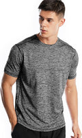 Zengjo Athletic Shirts for Men Short Sleeve Quick Dry Workout Running Gym Sport Exercise Tee Moisture Wicking