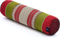 Leewadee Small Yoga Bolster – Shape-Retaining Cervical Neck Roll, Tube Pillow for Comfortable Reading, Kapok Filling, 22 x 6 x 6 inches