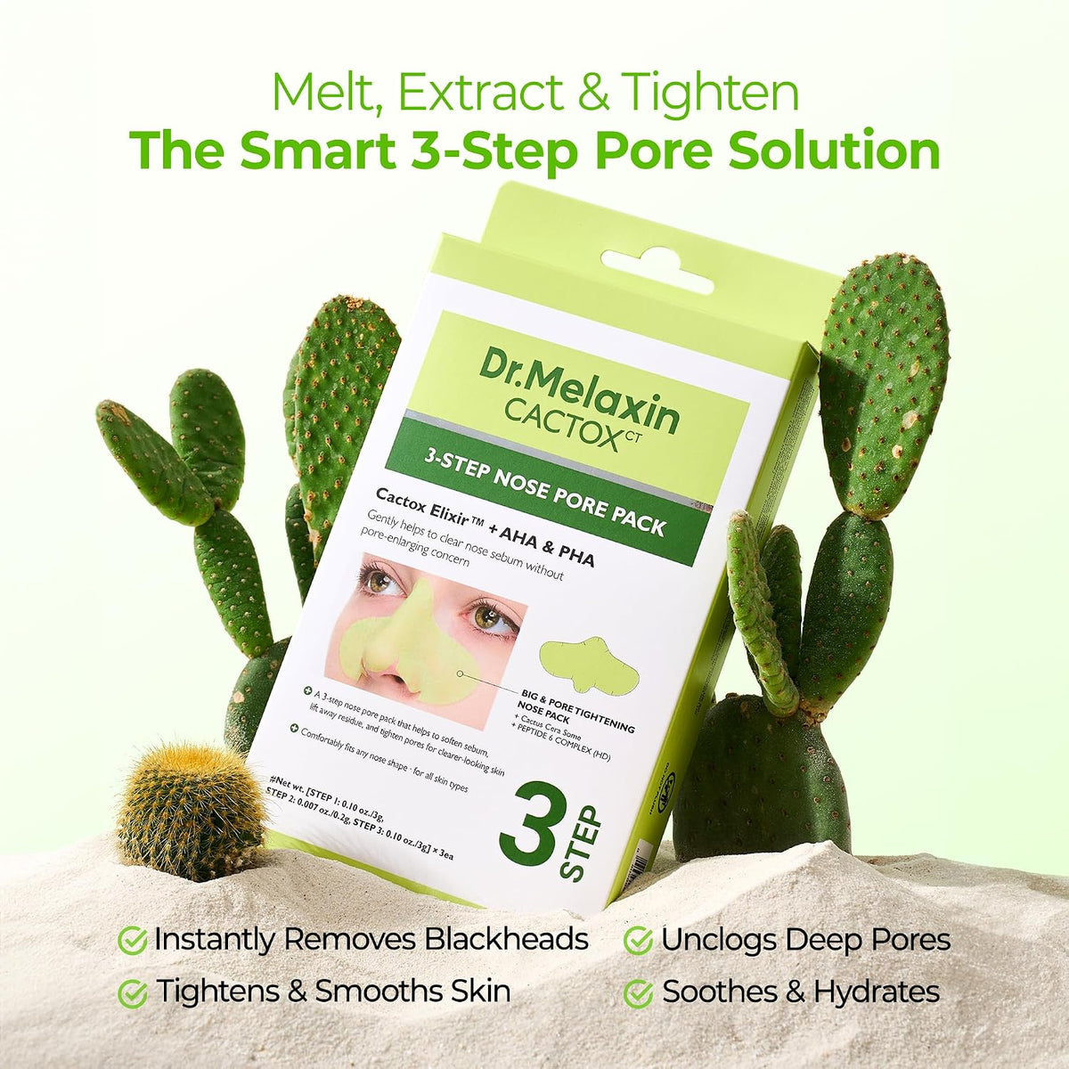 Dr. Melaxin Cactox 3-step Nose Pore Pack