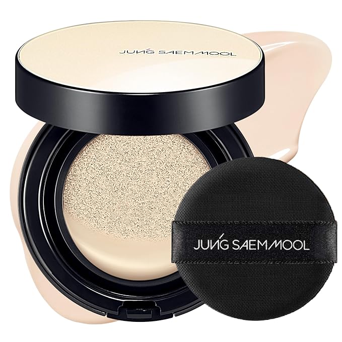 [JUNGSAEMMOOL OFFICIAL] Essential Skin Nuder Cushion (01 Fair) | Refill Not Included | Natural Finish | SPF50 Broad Spectrum | Makeup Artist Brand | Cream Foundation