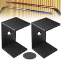 Hockey Stick Display Holder Wall Mount, Hockey Stick Storage Rack, Ice Hockey Stick Hangers for Hockey Room Decor Boys, Supports Vertical、Diagonal、Horizontal Display- Black