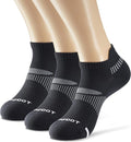 MONFOOT Men's/Women's 3-10 Pairs Silky Dry Athletic Cushion Ankle Socks, Multipack