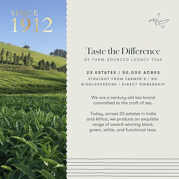 Luxmi Estates Lavender Valley Organic Loose Leaf Tea, (25g) Darjeeling Makaibari White Tea, Low Caffeine, Sleep Function Tea