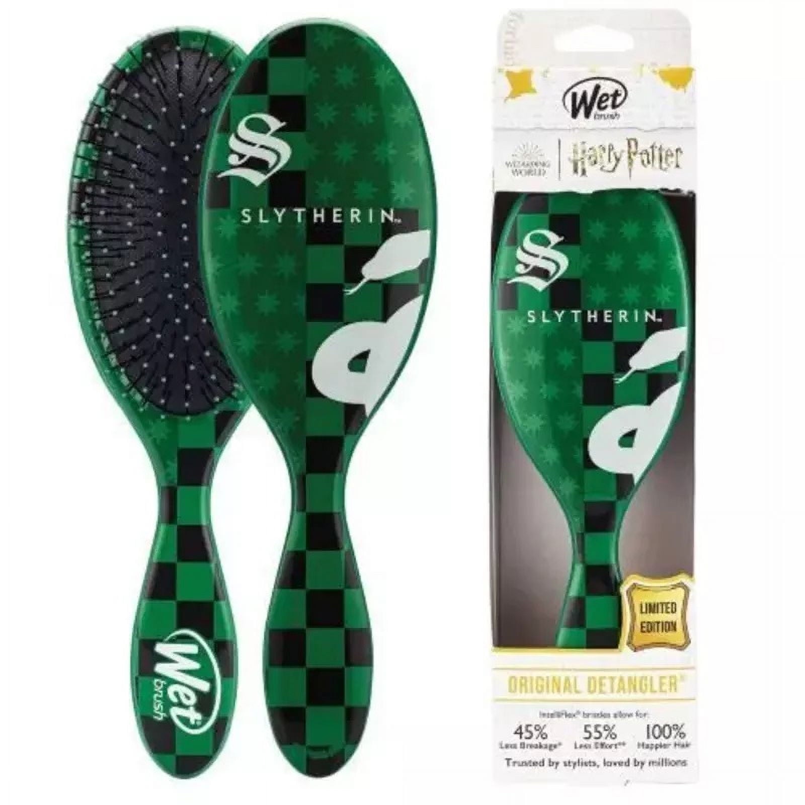 Wet Brush Original Detangler Hair Brush Harry Potter/Slytherin Collection