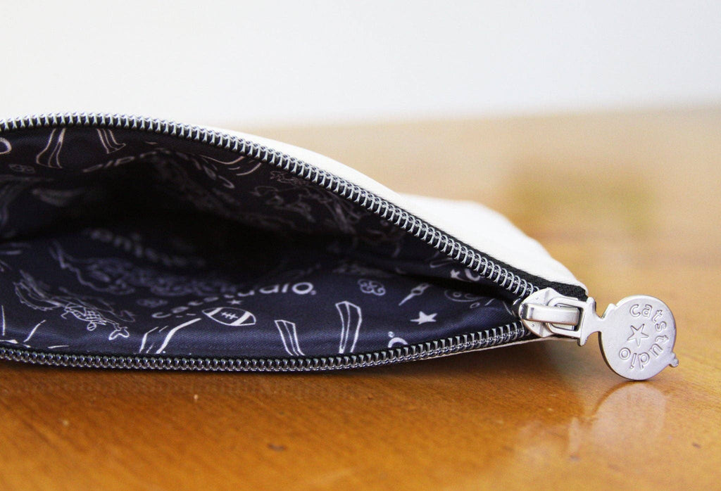 catstudio - South Carolina State Zip Pouch - Natural