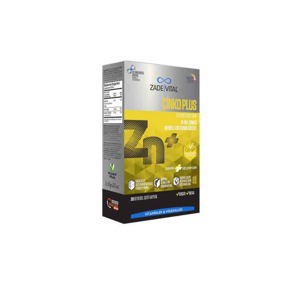 Zade Vital Zinc Plus - 15mg Zinc | 30 Capsules