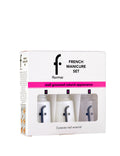Flormar French Manicure Set Semi-Transparent Glossy Finish 3-Piece