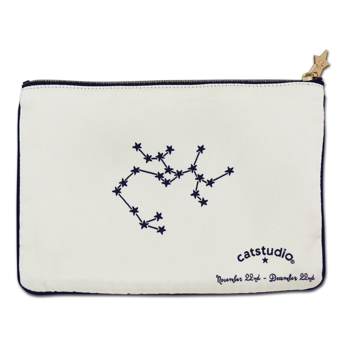 catstudio - Sagittarius Astrology Zip Pouch