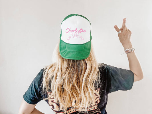 Bash - Charleston Trucker Hat, Gifts and Accessories for Charleston: Black/White