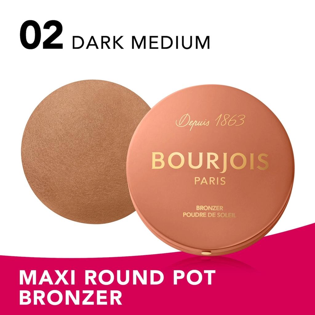 Bourjois Maxi Round Pot Bronzer Dark Medium Glow 15g