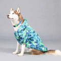 Lindo Aqua Waterproof Hooded Dog Raincoat for Outdoor Use