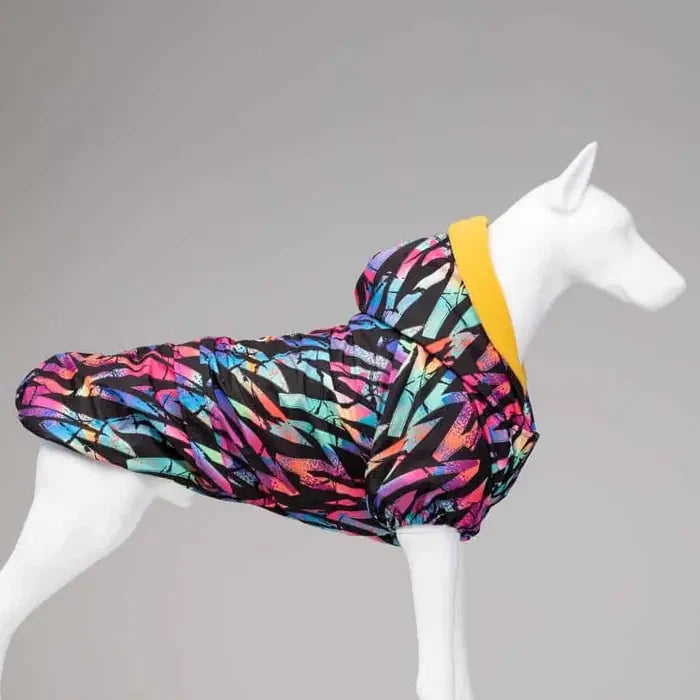 Lindo Cosmo Fleece Lined Waterproof Dog Raincoat for Cold Weather