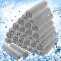 Hosuly 30 Pack Cooling Towels, 40"x12" Ice Breathable Soft Chilly Sweat Rag Microfiber Workout Rags for Gym Cooling Towels for Neck and Face for Yoga Golf Sport Running