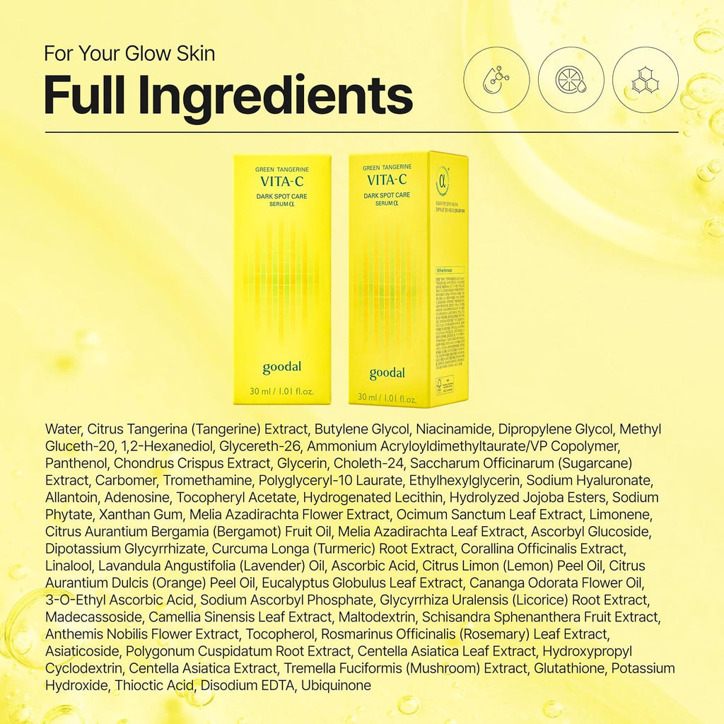 Goodal Green Tangerine Vitamin C Dark Spot Serum