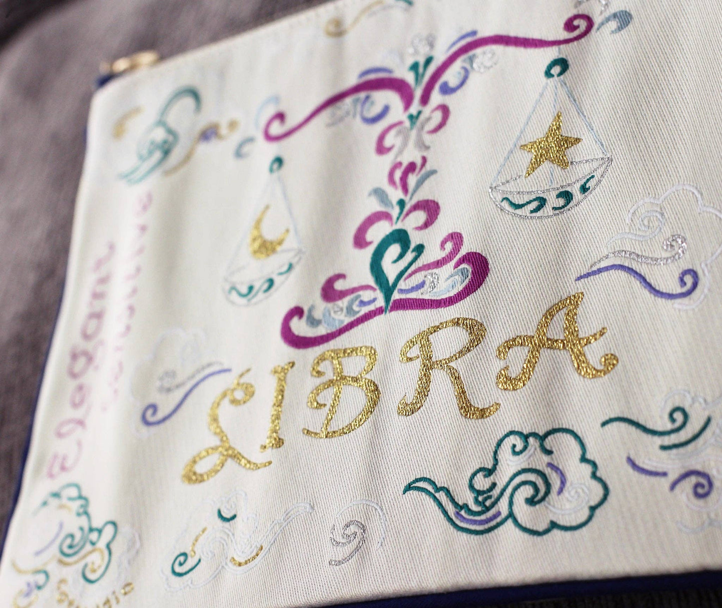 catstudio - Libra Astrology Zip Pouch