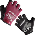 KINGSBOM Breathable Cycling Gloves, Shock-Absorbing Bike Gloves with Light Silicone Gel Pad, Anti-Slip Bicycle Gloves for Men and Women