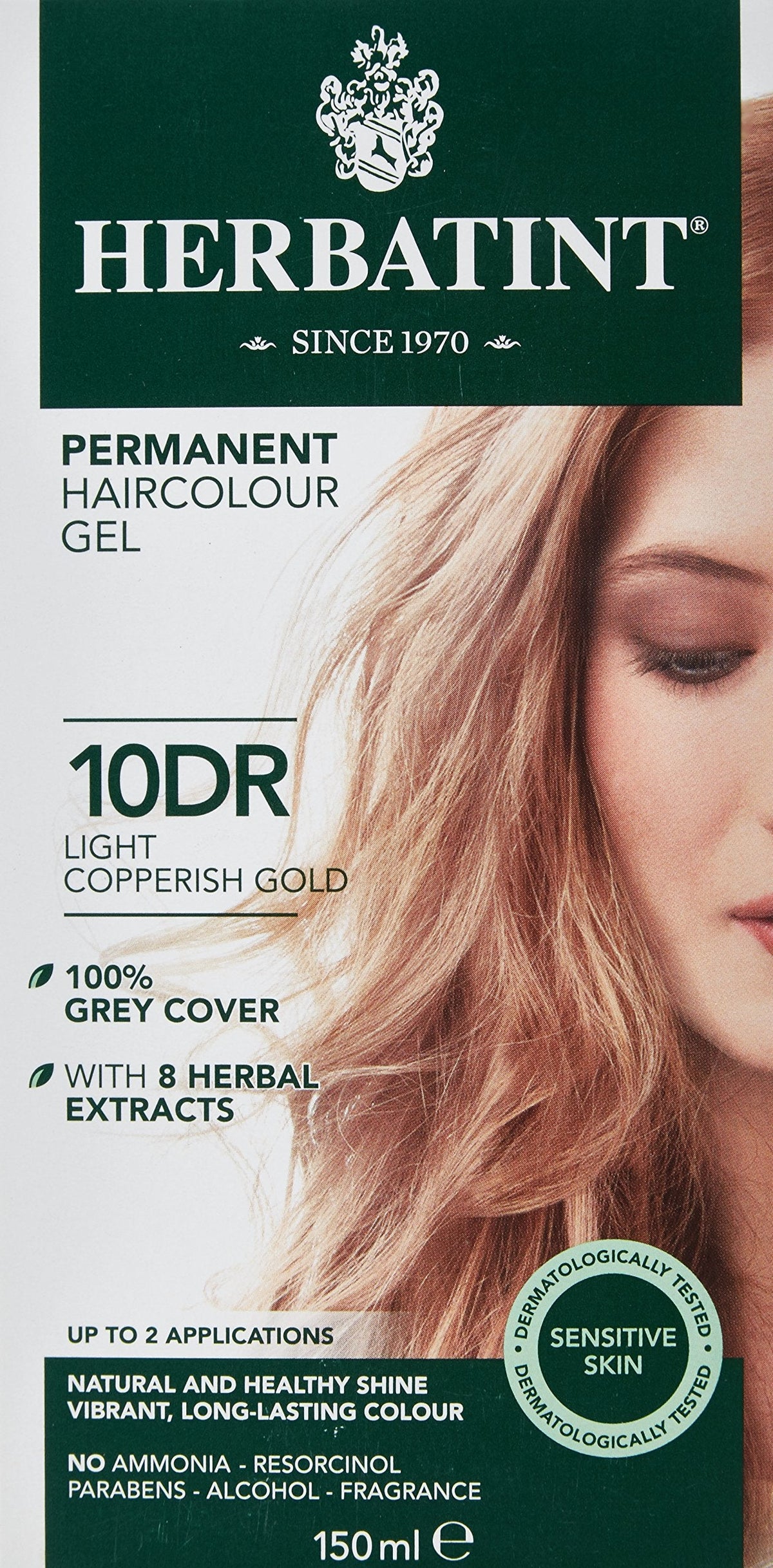 Herbatint Natural Hair Dye - Ammonia-Free, Long-Lasting Color with Aloe Vera & Vitamins