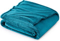 Bedsure Fleece Blanket Twin Size Teal - 300GSM Lightweight Plush Fuzzy Cozy Soft Warm Blanket for Bed, Sofa, Couch, Travel, Camping, 60x80 inches
