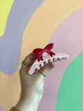 Cheery Bow Hair Claw