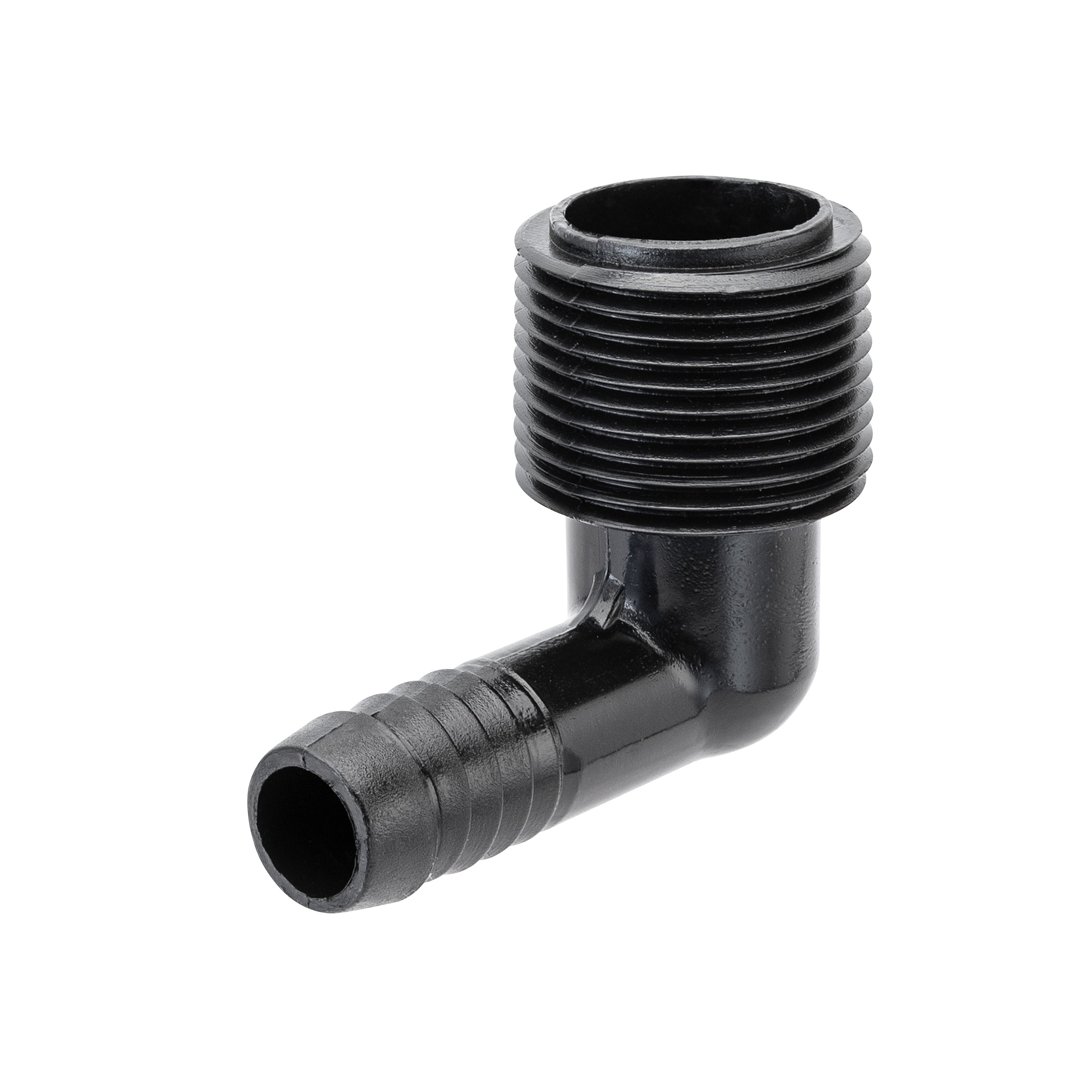 3/4" MPT x 1/2" Barb Riser Flex Pipe Elbow 94360