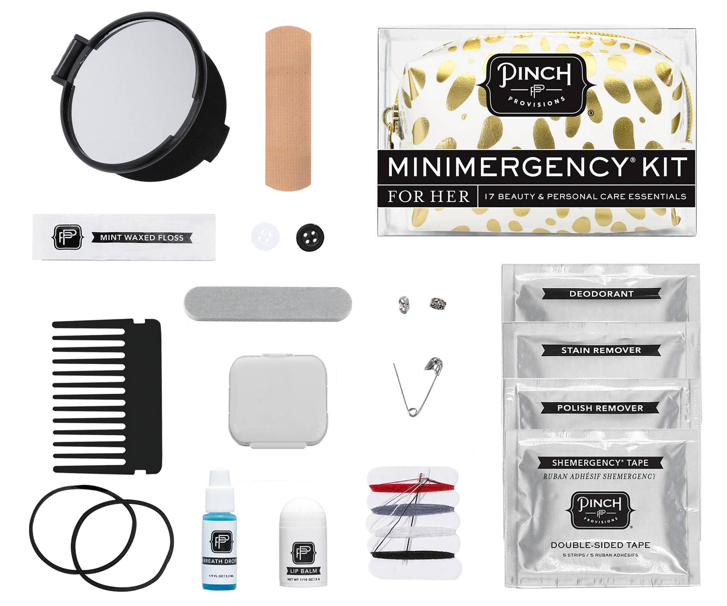 Pinch Provisions - Spotted Minimergency Kit: Pink