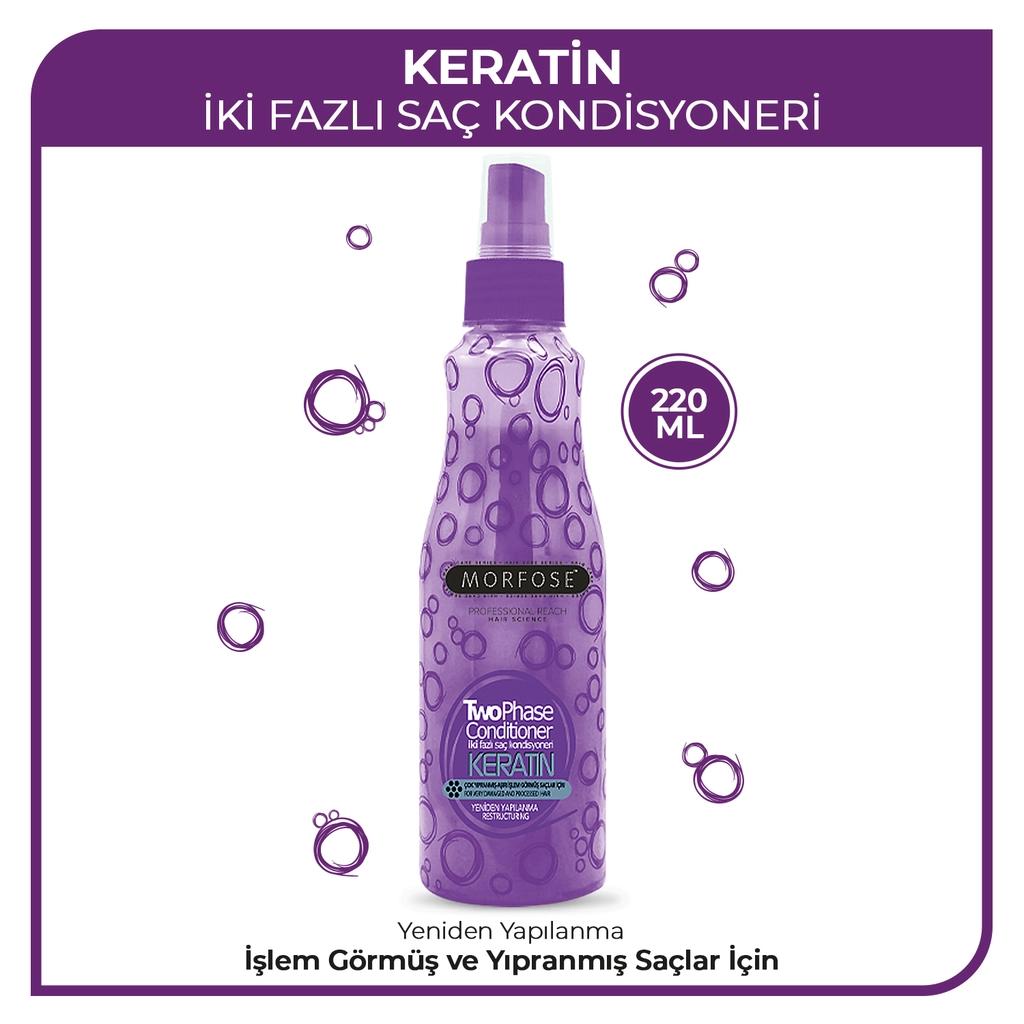 Morfose Keratin Bi-Phase Hair Conditioner Spray 220 ml