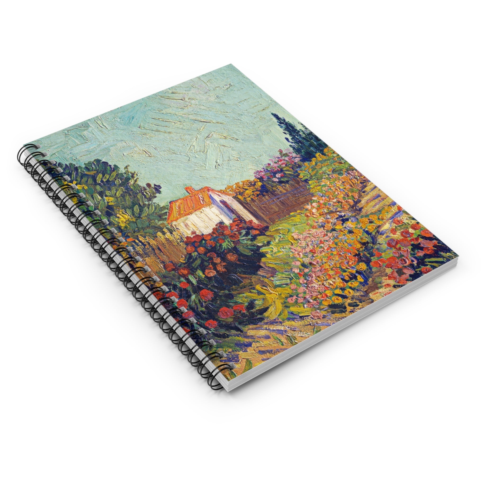 The Art History Collection: Landscape with Garden House Spiral Notebook - Lined Pages