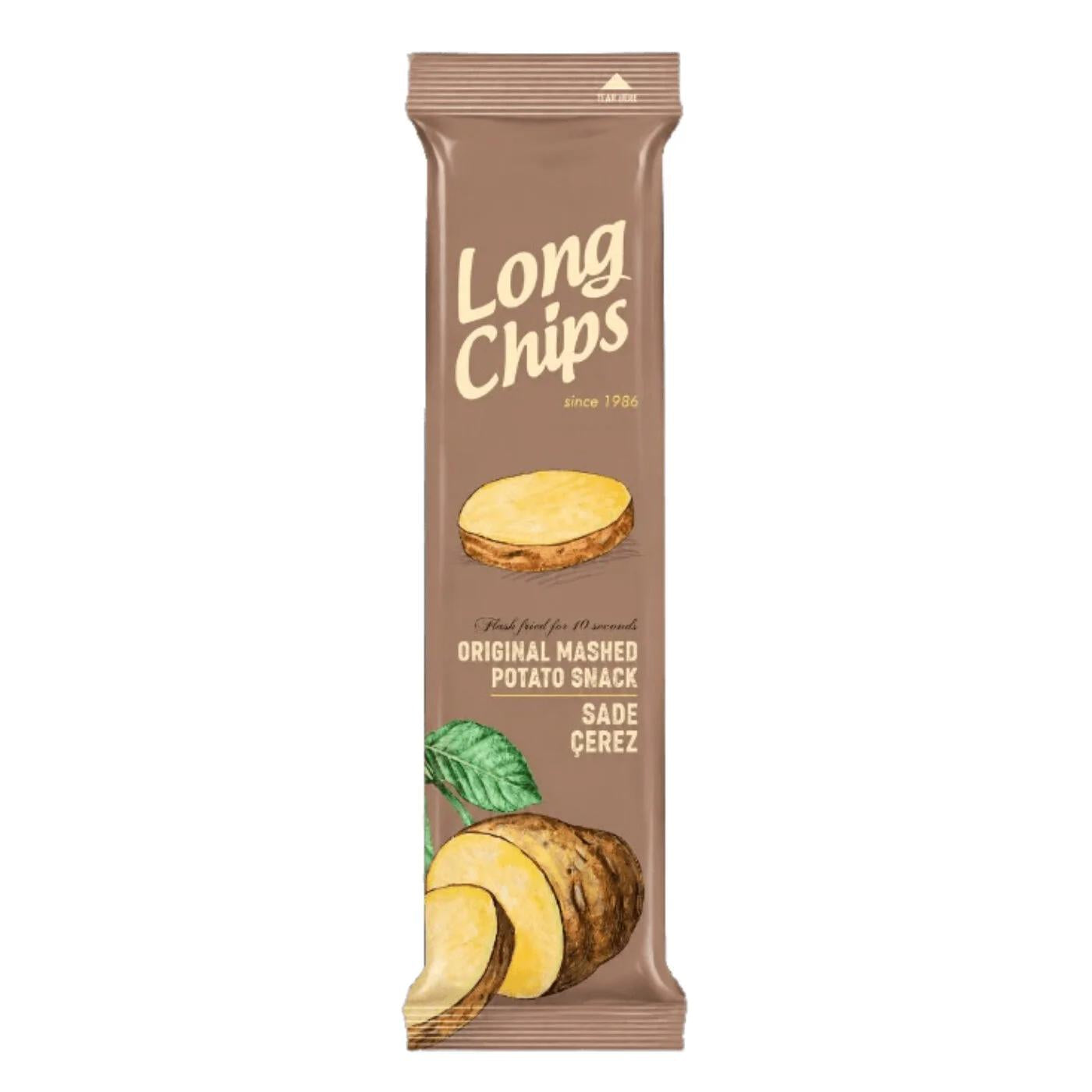 Long Chips Original Potato Snack Crispy Sheets 75g