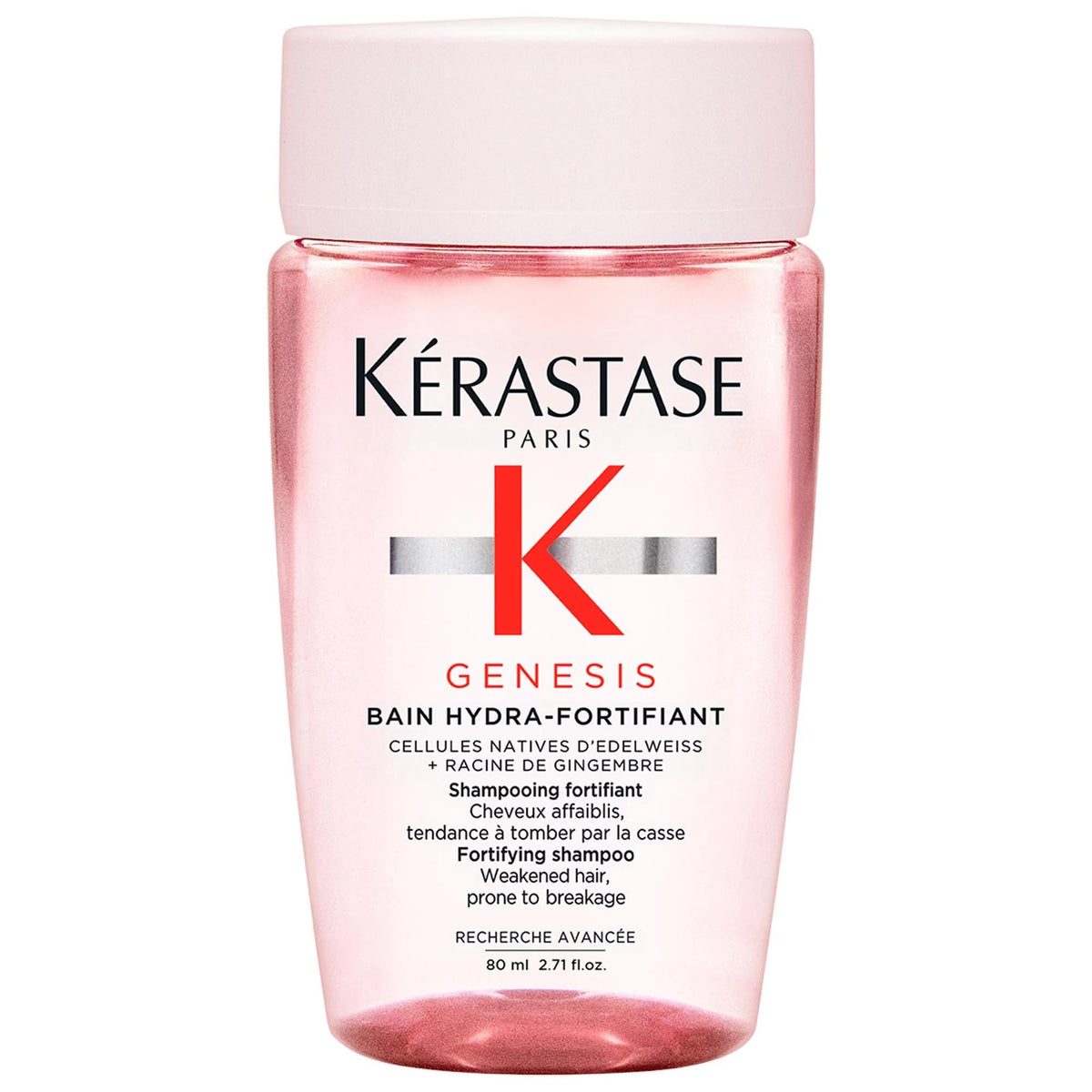 Genesis Strengthening Travel Size Shampoo for Normal to Oily Hair - Gentle Cleansing, Strengthens Weak Hair