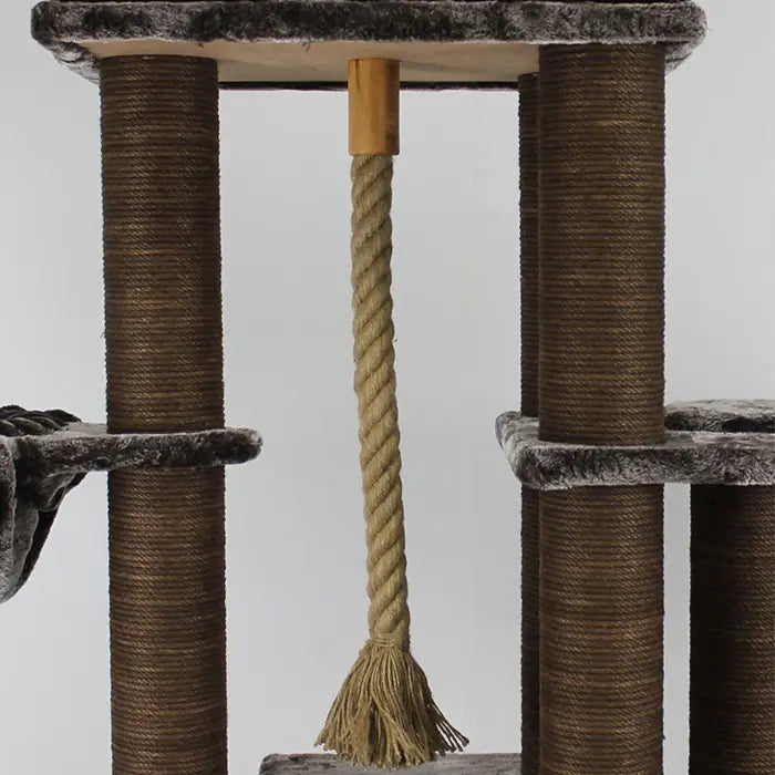 Lotus Pet Design London Cat Scratching Post Tower 69in