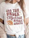 Retro Under The Friday Night Lights - White