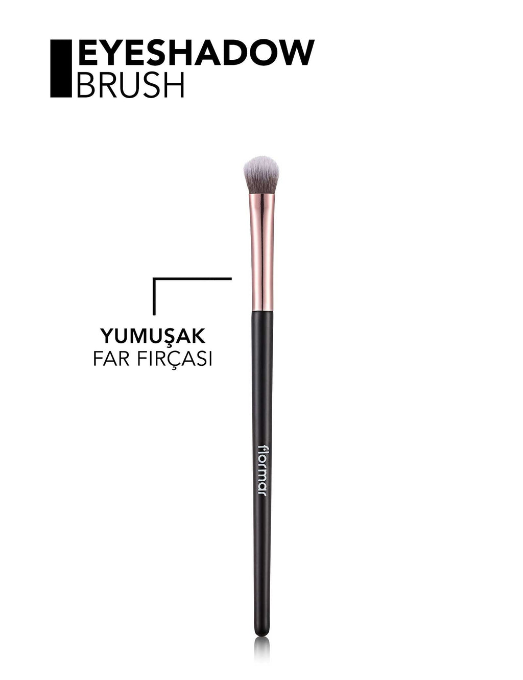 Flormar Classic Eyeshadow Brush for Seamless Blending 1 Count