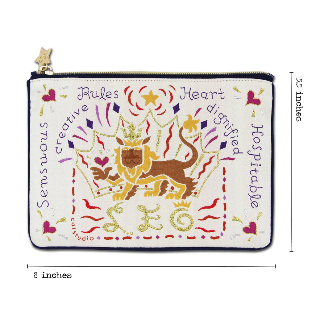 catstudio - Leo Astrology Zip Pouch