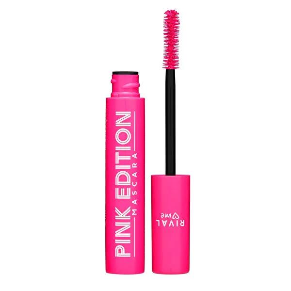 Rival Loves Me Pink Edition Mascara 8ml - Vibrant Color & Lash Enhancement