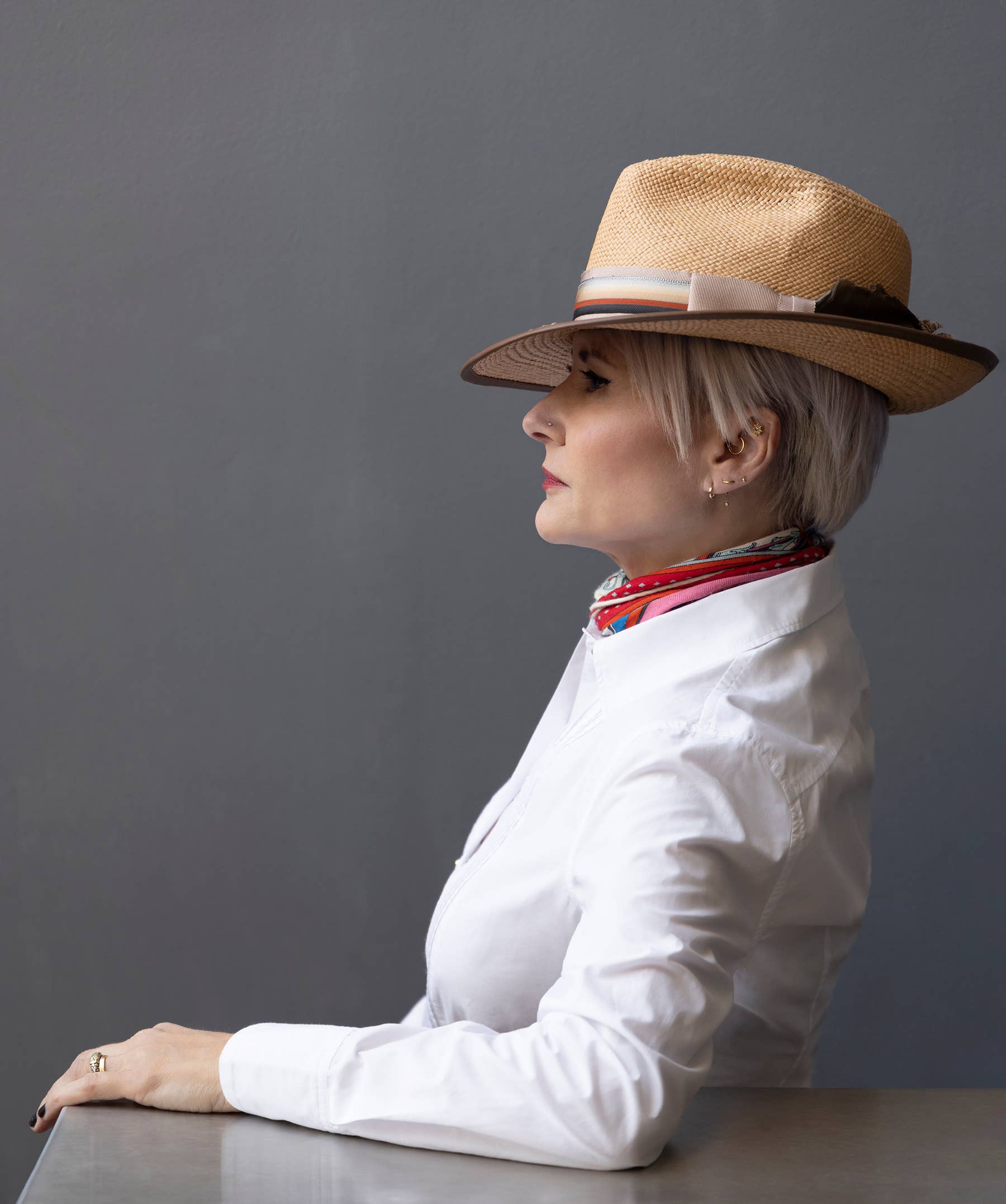 Cha Cha's House of Ill Repute - Royal - Panama Straw Fedora: Camel / Small 22/22.5